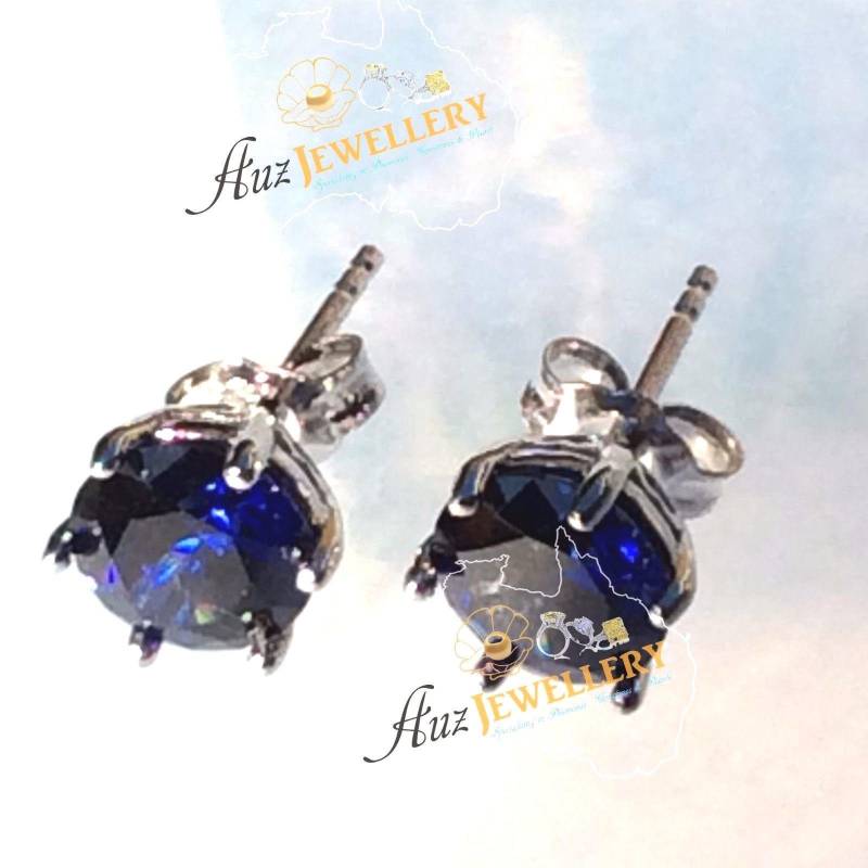 Muttertagsgeschenk Lab Saphir Ohrringe von AUZJewellery