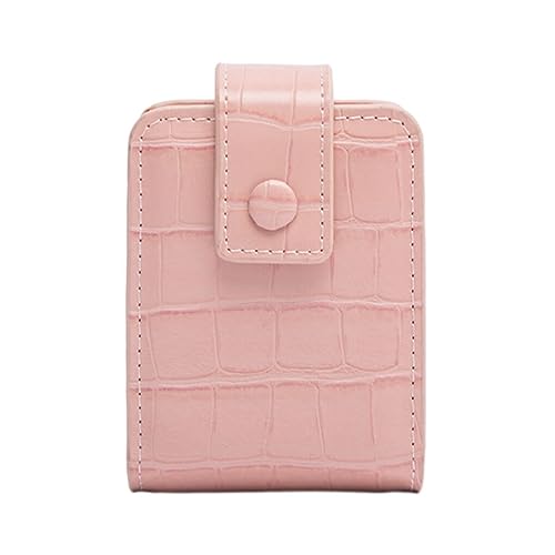 AUklOPVZZ Leicht zu reinigende Kosmetiktasche, Make up Essentials, ordentliche und ordentliche Make up Tasche für Frauen, kleine PU Make up Tasche, Kosmetiktasche, süßes Rosa von AUklOPVZZ