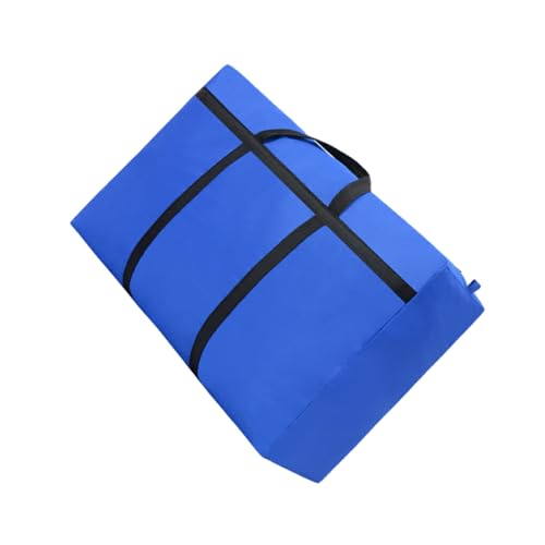AUklOPVZZ Oxford Reisetasche mit großer Kapazität, feine Nähte, fusselfrei, leicht zu tragende Tasche, Stoff Umzugstasche mit großer Kapazität, blau 105L von AUklOPVZZ