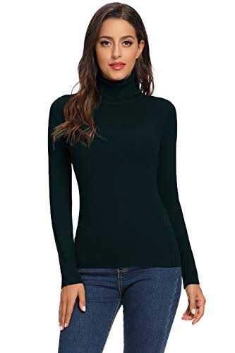 AVACOO Damen Rollkragenpullover Strickpullover Basic Langarmshirt Super Soft Pullover Schwarz XL 42 AVACOO Damen Rollkragenpullover Strickpullover Basic Langarmshirt Super Soft Pullover Schwarz XL 42 von AVACOO