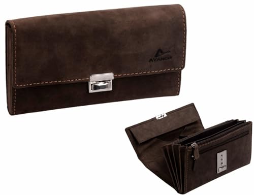 AVANCO Leder-Kellnerbrieftasche 20 369D, Taxi-Geldbörse, Catering-Kellnertasche von AVANCO