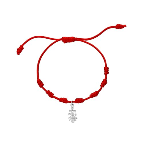 AVANCY Armband mit 7 Knoten mit Caravaca-Kreuz aus Sterlingsilber 925 ml – Engel und Christus in Relief – Gesegnet – hergestellt in Spanien., Pequeño, 925er Sterlingsilber., Kein Edelstein AVANCY Armband mit 7 Knoten mit Caravaca-Kreuz aus Sterlingsilber 925 ml – Engel und Christus in Relief – Gesegnet – hergestellt in Spanien., Pequeño, 925er Sterlingsilber., Kein Edelstein von AVANCY