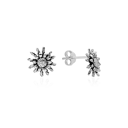 AVANCY Floz Vasca Eguzquilorea Ohrringe aus 925er Sterlingsilber, für Damen, Amulett, Schutz, Druckverschluss. AVANCY Floz Vasca Eguzquilorea Ohrringe aus 925er Sterlingsilber, für Damen, Amulett, Schutz, Druckverschluss. von AVANCY
