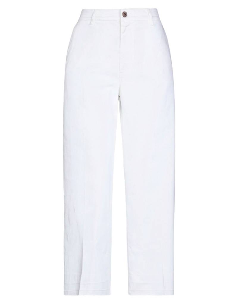 AVANTGAR DENIM by EUROPEAN CULTURE Hose Damen Weiß von AVANTGAR DENIM by EUROPEAN CULTURE