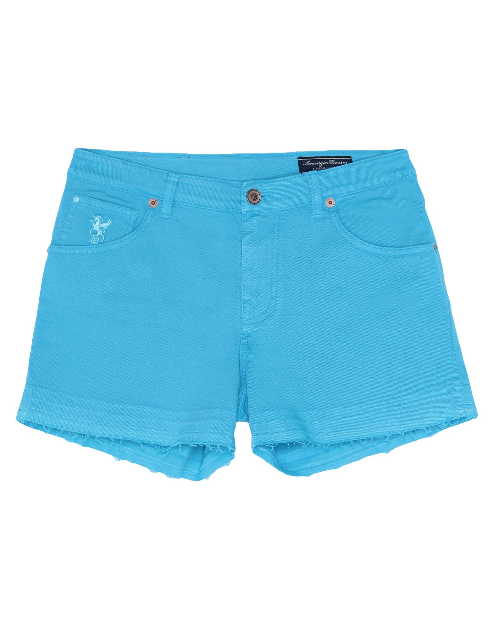 AVANTGAR DENIM by EUROPEAN CULTURE Shorts & Bermudashorts Damen Azurblau von AVANTGAR DENIM by EUROPEAN CULTURE