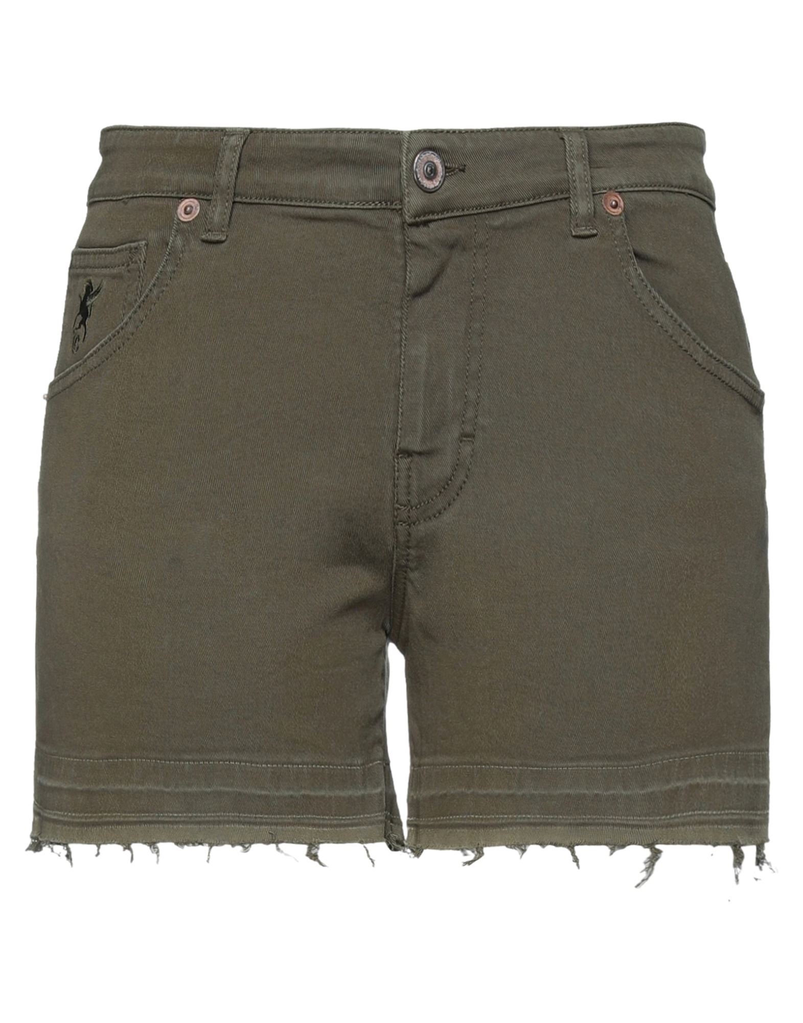 AVANTGAR DENIM by EUROPEAN CULTURE Shorts & Bermudashorts Damen Militärgrün von AVANTGAR DENIM by EUROPEAN CULTURE