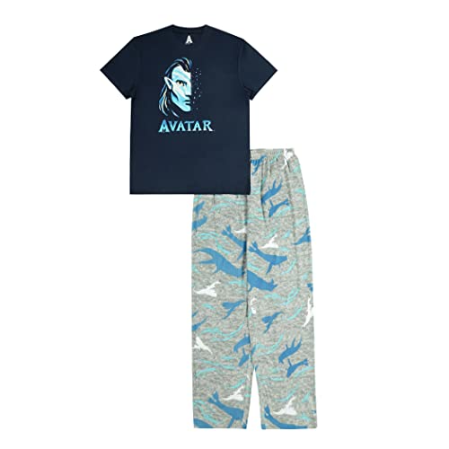 AVATAR Herren The Way of Water 2-teiliges Pyjama-Set Pyjamaset, Coral Reef, Small von AVATAR
