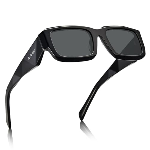 AVAWAY Polarisierte Sonnenbrille Herren Damen Acetat Rhamen und TAC Linse UV400 Schutz von AVAWAY