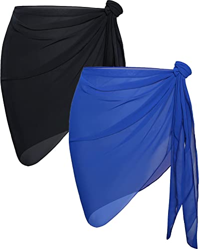 AVAYUU 2 Stück Damen Strand Wrap Sarong Vertuschung Chiffon Badeanzug Kurz Bikini Cover up Wickelröcke Leopard Blätter Kokospalme Sexy Pareos Strandtuch Strandkleid Tücher Sommer L-XXL AVAYUU 2 Stück Damen Strand Wrap Sarong Vertuschung Chiffon Badeanzug Kurz Bikini Cover up Wickelröcke Leopard Blätter Kokospalme Sexy Pareos Strandtuch Strandkleid Tücher Sommer L-XXL von AVAYUU