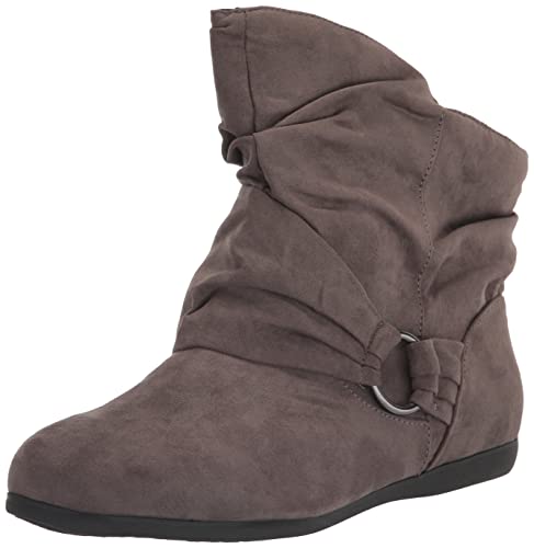 Avenue Damen Übergröße Serena Stiefeletten, Grau, Größe 47 Mode-Stiefel, 45.5 EU Weit von AVENUE