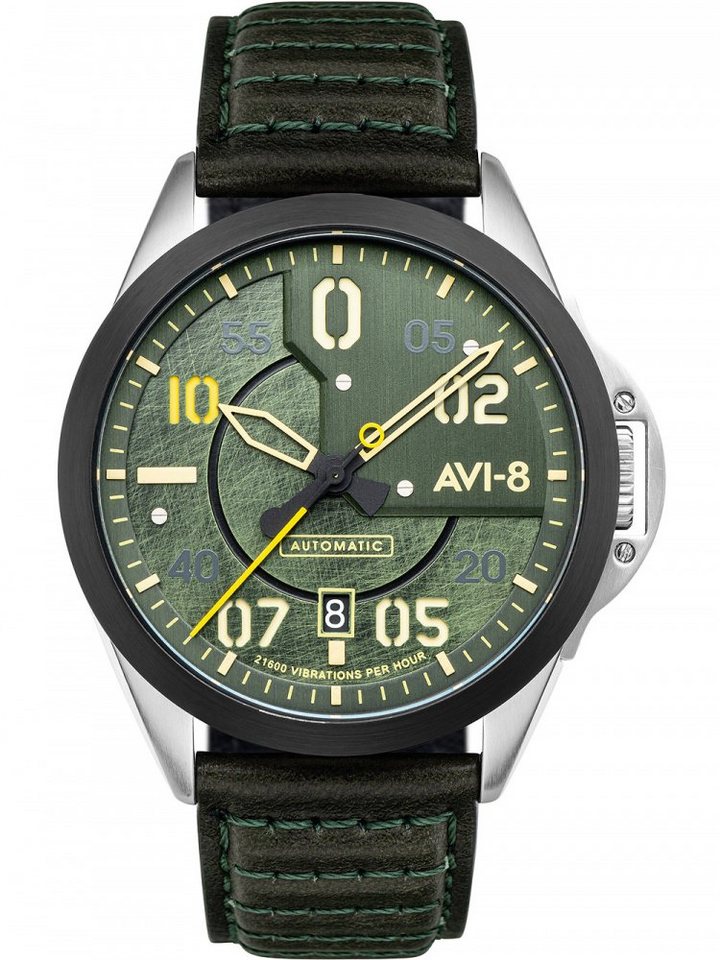 AVI-8 Automatikuhr AVI-8 AV-4086-03 P-51 Mustang Automatik 43mm 5ATM von AVI-8