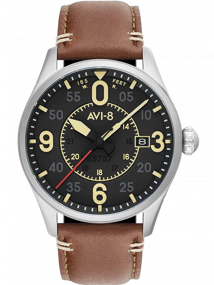 AVI-8 Automatikuhr AVI-8 AV-4090-01 Spitfire Automatik 42mm 5ATM von AVI-8