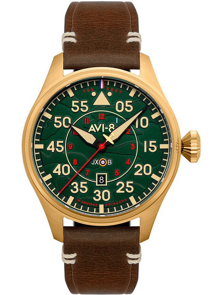 AVI-8 Automatikuhr AVI-8 AV-4097-04 Pilot Hawker Hurricane Automatik 46mm 5ATM AVI-8 AV-4097-04 Pilot Hawker Hurricane Automatik 46mm 5ATM von AVI-8