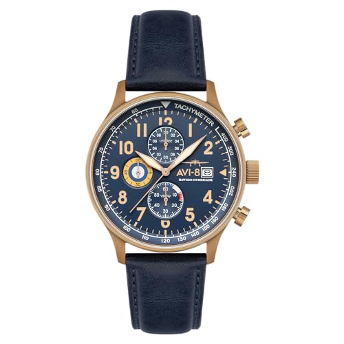 AVI-8 Hawker Hurricane Classic Chronograph Regent blau von AVI-8