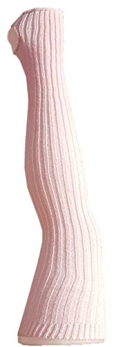 AVIDESO Strickstulpen mit Fersenloch rosa - Overknee Damen Stulpen - 1 Paar Beinwärmer extralang bis Oberschenkel für Ballett, Fitness, Yoga, Pole Dance oder alle Tage… von AVIDESO