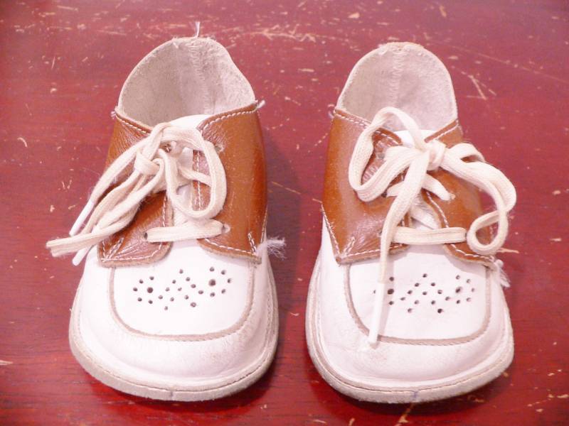 1940Er 1950Er Jahre Baby Sattelschuhe von AVIVB