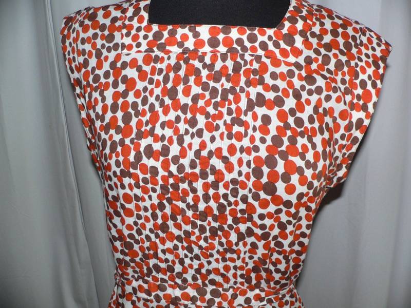 50Er Jahre Baumwolle Polka Dot Sommerkleid von AVIVB