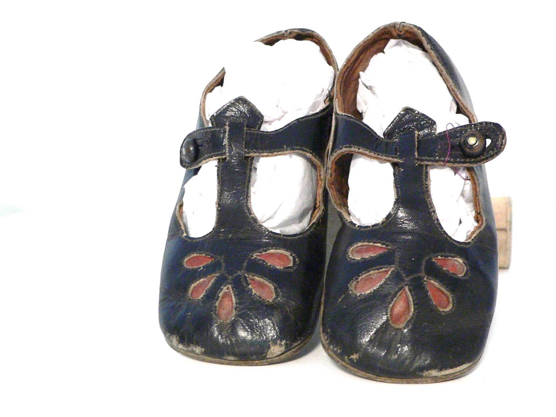 Antik Vintage Mary Jane Schuhe Für Mädchen Oder Puppen von AVIVB