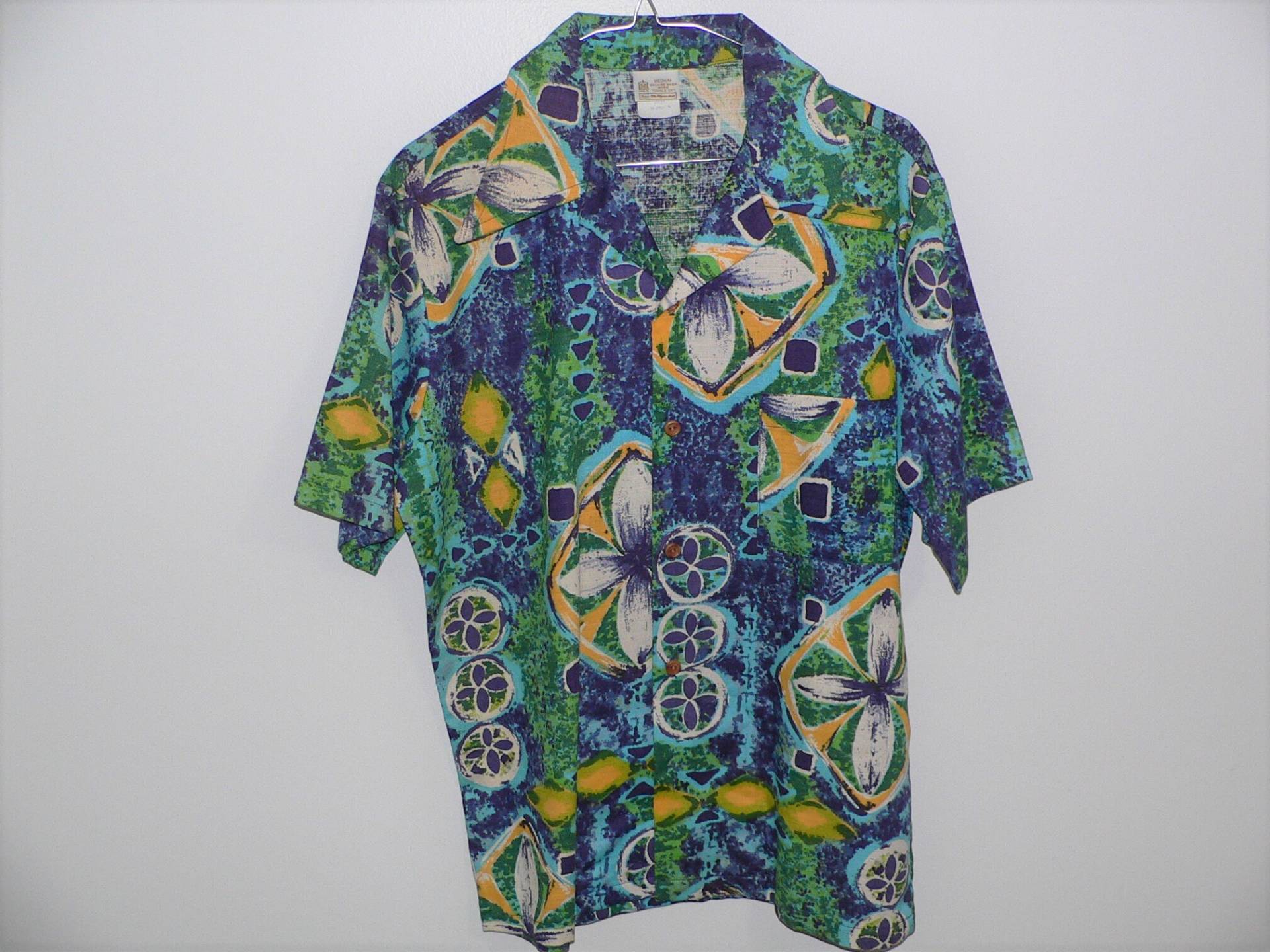 Jahrgang 1970 Sears Kings Road G.v.h. Hawaiihemd Mit Gr.m. Nie Getragen von AVIVB