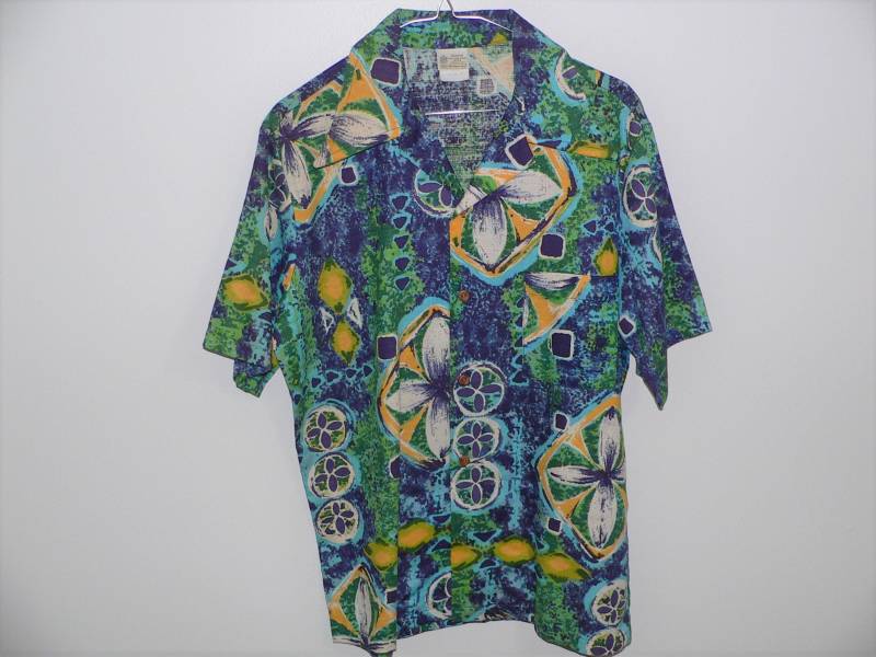 Jahrgang 1970 Sears Kings Road G.v.h. Hawaiihemd Mit Gr.m. Nie Getragen von AVIVB