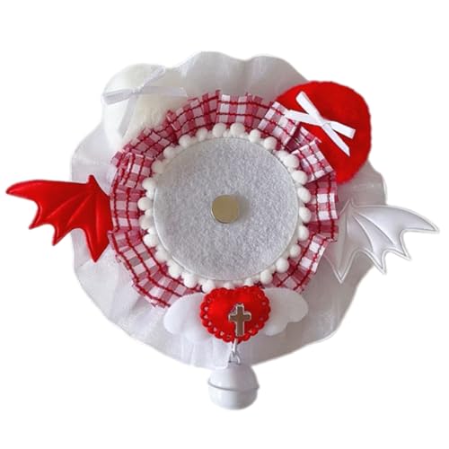 AVKGCZ Elegante Handgefertigte Spitzen Und Stoffabzeichenhalter Brosche Pin Display Tablett Handgefertigte Geschenkpräsentation Stand Für Frauen Party Dekoration Showcase von AVKGCZ