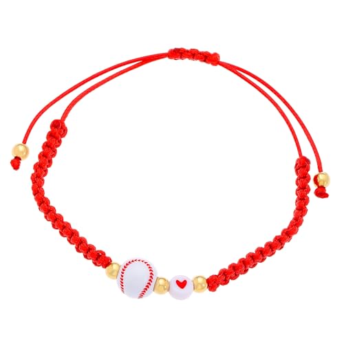 AVKGCZ Unisex Sports Theme Armband Mit Fußballperlen Dehnbar Bequemes Armband Sport Themativer Handketten Leichter Themenschmuck von AVKGCZ