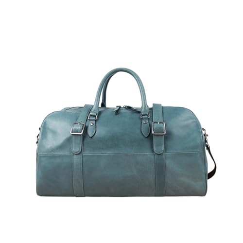 AVLUZ Leder-Reisetasche, Sport-Sporttasche, multifunktionale Retro-Gepäcktasche, wasserdichte Weekender-Übernachttasche for Männer und Frauen (Color : C) von AVLUZ