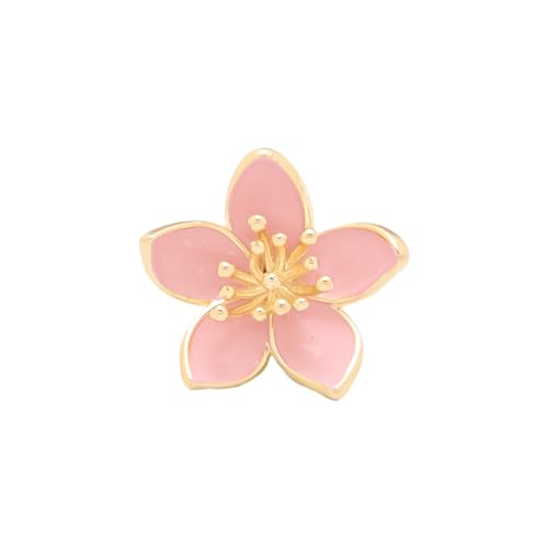 AVLUZ Rosa Kirschblüten-Brosche, modische Broschen, Anstecknadel for Damen, Schmuck, Kleidung, Dekoration von AVLUZ