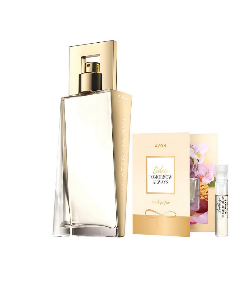 AVON Cosmetics Eau de Parfum ATTRACTION 1-tlg, Geschenkidee, Langlebiger Damenduft, Duftprobe inklusive von AVON Cosmetics