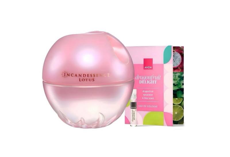 AVON Cosmetics Eau de Parfum Incandessence Lotus 50 ml, 2-tlg., Zarter Duft mit Lotusblüte und warmem Moschus von AVON Cosmetics