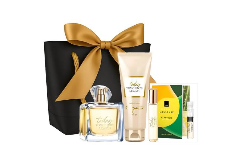 AVON Cosmetics Eau de Parfum TTA TODAY 6-tlg. Set 100 ml für Damen, 6-tlg., Blumig-frischer Signature-Duft von AVON Cosmetics