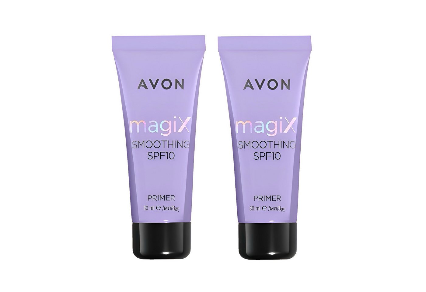 AVON Cosmetics Primer Magix glättender SuperPrimer Basis Grundierung Make-up LSF10, 2-tlg., Smoothing SPF10, Langzeiteffekt, schützt die Haut, macht die Haut matter von AVON Cosmetics