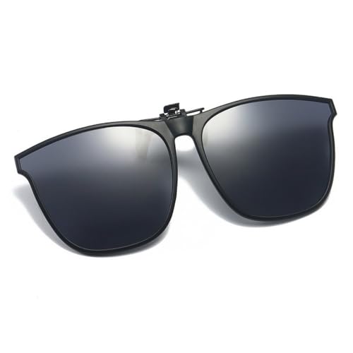 PC-Clip-Sonnenbrille zum Angeln und Autofahren im Freien. Clip-Sonnenbrille für den Einsatz bei Tag und Nacht, schwarz von AVQXUY