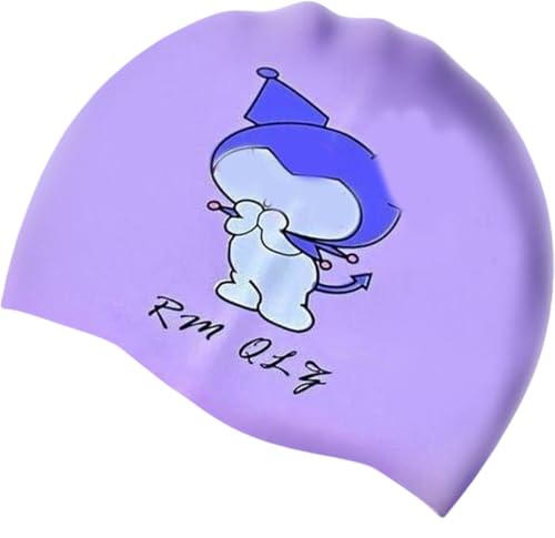 badekappe kinder badekappe mädchen Cartoon lila Badekappe von AVRUYPI