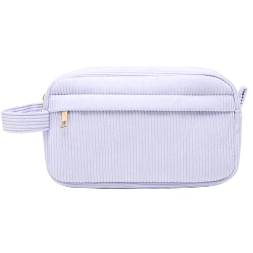AVZYARDY Corduroy Bleistiftkoffer, tragbarer Kapazitätswartungstasche for Frauen Mädchen, multifunktionaler Reiseorganisator for Schulbürokosmetik von AVZYARDY