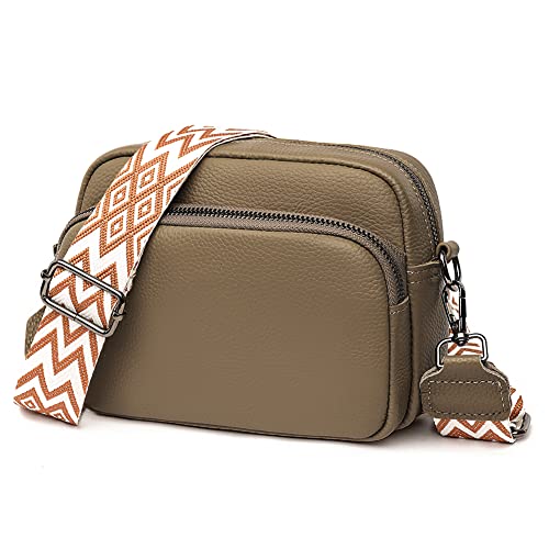 AVZYARDY Damen-Schultertasche aus echtem Leder, modisch, tragbar, elegant mit verstellbarem Riemen, ideal for Arbeit von AVZYARDY