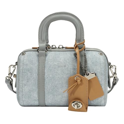 AVZYARDY Denim -Umhängetasche for Frauen Schultertasche mit verstellbarem Riemen (blau) von AVZYARDY