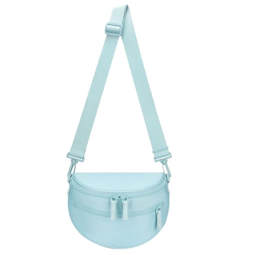 AVZYARDY Fanny Pack mit verstellbarem Gurtspum Sling -Sling -Beutel for Frauenarbeit (Eisblau) von AVZYARDY