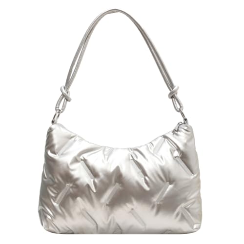 AVZYARDY Mode Gepolsterte Schultertasche Große Kapazität Puffer Satchel Tasche Damen Puffy Hobo Bag Casual Winter Pendeln von AVZYARDY