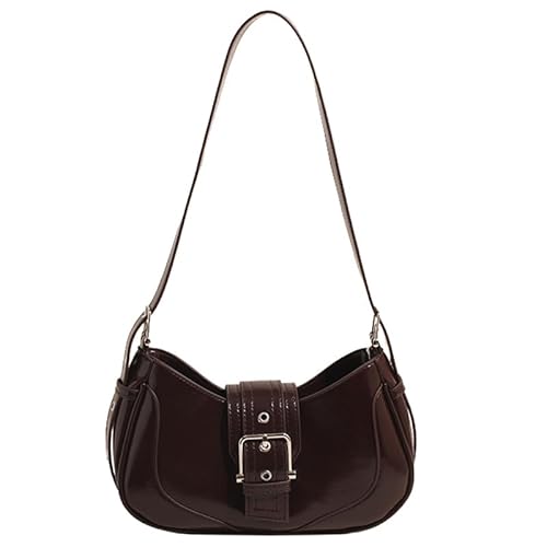 AVZYARDY PU Leder Trendy Umhängetasche for Frauen Y2K Clutch Geldbörsen Crossbody Bag (Kaffee) von AVZYARDY