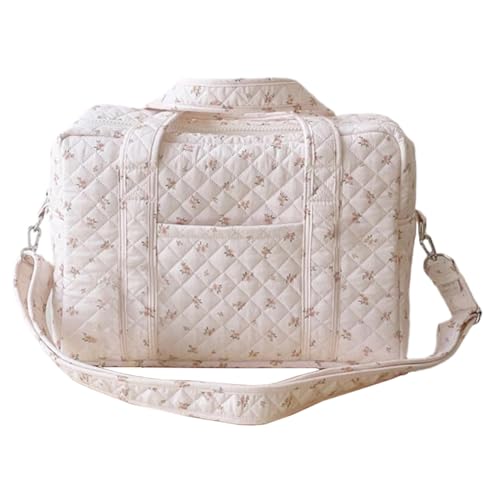 AVZYARDY Reise -Reisetasche for Frauen floral gestapfter Pufferbeutel Nylon Verstellbarer Umhängetasche Mehrfach Taschen -Crossbody -Tasche for Reisen von AVZYARDY