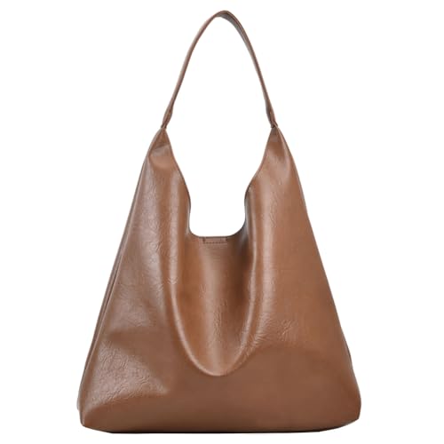 AVZYARDY Retro-Umhängetasche, großes Fassungsvermögen, PU-Leder, modische Handtasche mit Geldbörse, lässige Schultertasche mit Haspenverschluss, Umhängetasche for Damen und Mädchen von AVZYARDY