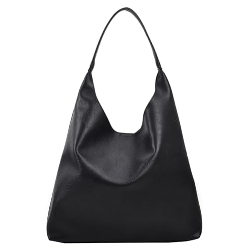 AVZYARDY Retro-trendige Unterarmtasche, großes Fassungsvermögen, PU-Leder, lässige Schultertasche mit Geldbörse, Damen-Hobo-Tasche mit Haspenverschluss, Umhängetasche for Frauen und Mädchen von AVZYARDY