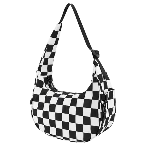 AVZYARDY Schachbrett Einfache Handtasche lässig ABERMAIL -Tasche PUSS Umhängetasche (schwarz) von AVZYARDY