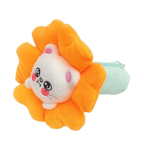 AVZYARDY Skzoo Plüsch Federmäppchen, Kawaii Wolf Chan Han Quokka Bbokari Blumen Täschchen, Weiches Kuscheltier Make-up Tasche Geschenk for Stray Kids Fans & Sammler von AVZYARDY