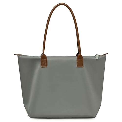 AVZYARDY Tasche Tasche Nylonoberhandel mit Reißverschluss-Umhängetasche for Frauen (grau) von AVZYARDY