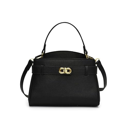 Weibliche All-Match-Umhängetasche PU Leder Crossbody Bag Party Handtasche (schwarz) von AVZYARDY