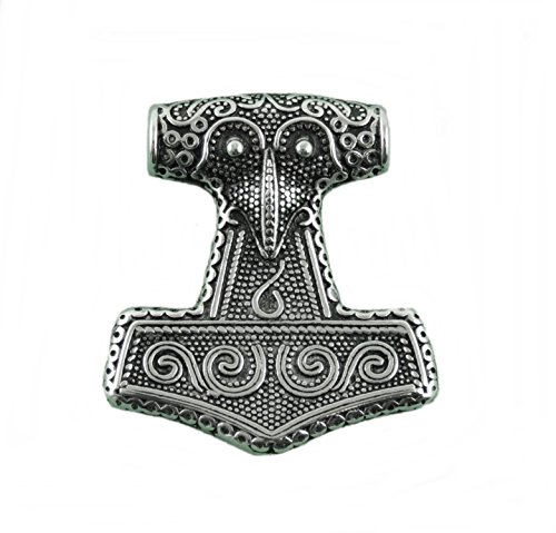 AW-Collection Anhänger Kettenanhänger Edelstahl Thor`s Hammer Hammer des Thor 3,2 x 3,5 cm von AW-Collection