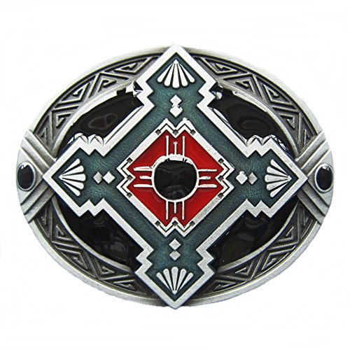 AW-Collection Buckle Gürtelschnalle Gürtelschließe Indianisches Ornament Westernbuckle AW-Collection Buckle Gürtelschnalle Gürtelschließe Indianisches Ornament Westernbuckle von AW-Collection
