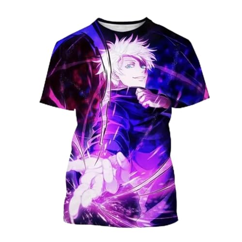 AWANO Neue Gojo Satoru Und Itadoru Yuji 3D Druck T-Shirt Mode Männer Kleidung Jujutsu Kaiju Grafik T-Shirt Harajuku Straße Tops Tees-color09||M von AWANO